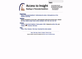 accesstoinsight.org accesstoinsight.org