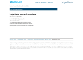 ledgermaster.barclays.com ledgermaster.barclays.com