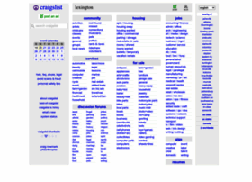 lexington.craigslist.org lexington.craigslist.org