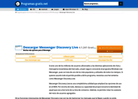 messenger-discovery-live.programas-gratis.net messenger-discovery-live.programas-gratis.net