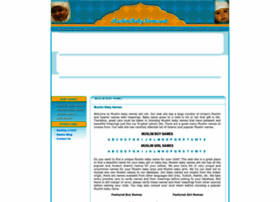 muslimbabynames.net muslimbabynames.net