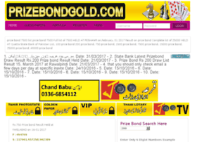 prizebondgold.com prizebondgold.com