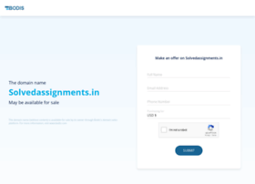 solvedassignments.in solvedassignments.in