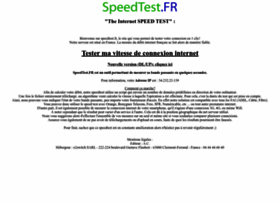 speedtest.fr speedtest.fr